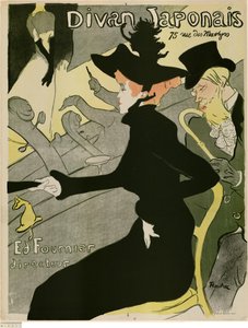 O Divã Japonês de Henri de Toulouse-Lautrec