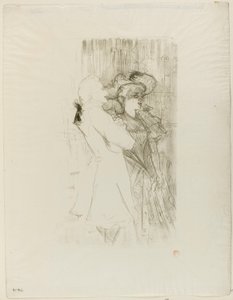 Lender e Auguez em La Chanson de Fortunio de Henri de Toulouse-Lautrec