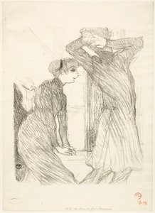 Lugné-Poé e Bady, em "Acima das Forças Humanas" de Henri de Toulouse-Lautrec