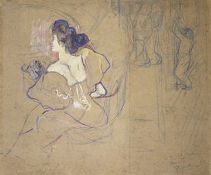 Madame Thadée Natanson (Misia Godebska, 1872-1950) no teatro