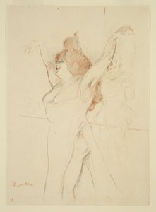 Mademoiselle Cocyle como Helena de Troia em La Belle Helene