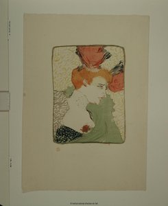 Melle Lender, um busto de Henri de Toulouse-Lautrec