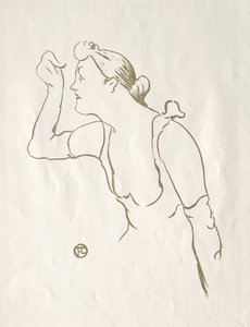 Paula Brebion de Henri de Toulouse-Lautrec