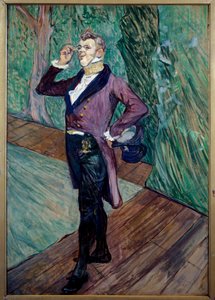 Retrato de corpo inteiro de Henry Samary (1865-1902) da Comedie Française de Henri de Toulouse Lautrec