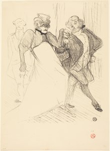 Rejane e Galipaux em «Madame Sans-Gêne» (Réjane e Galipaux em «Madame Sans-Gêne») de Henri de Toulouse-Lautrec