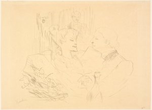 Ceia em Londres de Henri de Toulouse-Lautrec