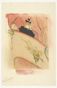 A caixa com a máscara dourada de Henri de Toulouse Lautrec