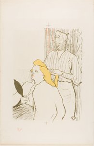 O Cabeleireiro, Programa para o Théâtre Libre de Henri de Toulouse-Lautrec