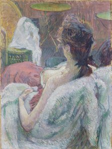 O descanso modelo de Henri de Toulouse Lautrec