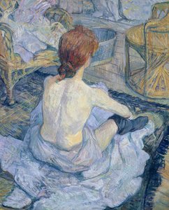 Mulher no banheiro de Henri de Toulouse Lautrec