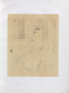Série Yvette Guilbert-Inglês: Menilmontant de Bruant de Henri de Toulouse-Lautrec