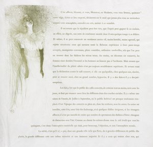 Série Yvette Guilbert-French: No. 3 de Henri de Toulouse-Lautrec