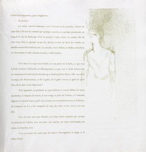 Série Yvette Guilbert-French: No. 9 de Henri de Toulouse-Lautrec