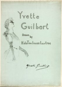 Yvette Guilbert no palco, de Yvette Guilbert de Henri de Toulouse-Lautrec