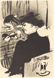 Um espectador de Henri de Toulouse Lautrec