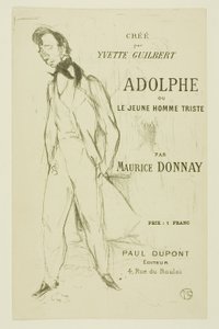 Adolphe — o jovem triste de Henri de Toulouse Lautrec