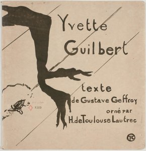Álbum ao lado: Yvette Guilbert de Henri de Toulouse Lautrec