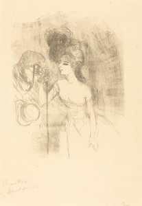 Anna Held e Careca Anna Held e Careca, 1896. de Henri de Toulouse Lautrec