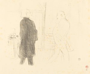 Antoine e Gémier em "Une Faillite" de Henri de Toulouse Lautrec