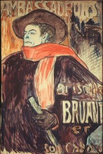Aristide Bruant aos embaixadores de Henri de Toulouse Lautrec