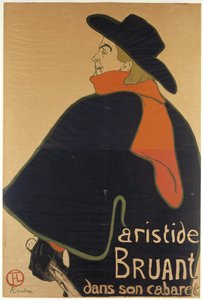 Aristide Bruant em seu Cabaret, 1893