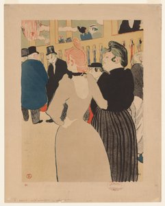 No Moulin Rouge: La Goulue e sua irmã de Henri de Toulouse-Lautrec