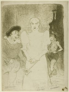 Na Ópera: Madame Caron em Fausto de Henri de Toulouse Lautrec