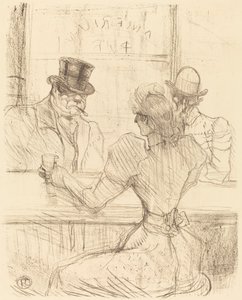 No Picton Bar, rue Scribe Au bar Picton, rue Scribe, 1896. de Henri de Toulouse Lautrec