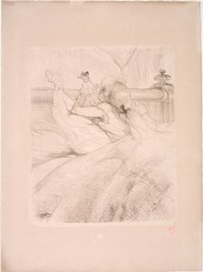 Na cama de Henri de Toulouse Lautrec