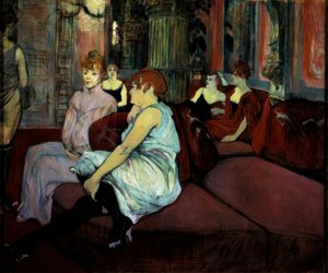 No Salon des Moulins de Henri de Toulouse Lautrec