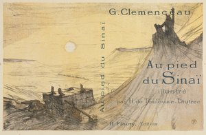 Ao pé do Sinai: Capa, 1898. de Henri de Toulouse Lautrec