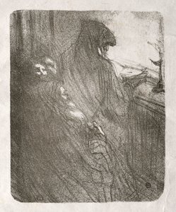 Ao pé do Sinai: A Oração dos Judeus Poloneses, 1898. de Henri de Toulouse Lautrec