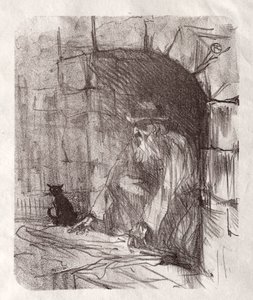 Ao pé do Sinai: uma loja de volta em Cracóvia de Henri de Toulouse-Lautrec