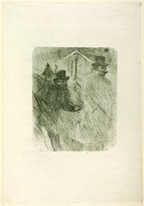 Barão Moïse Begging, de Au Pied du Sinaï de Henri de Toulouse Lautrec