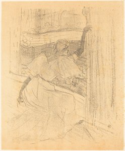 Curvando-se ao público (Saluant le public) de Henri de Toulouse Lautrec