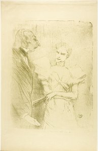 Brandès e Leloir, em Les Cabotins de Henri de Toulouse Lautrec