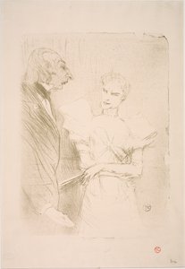 Brandès e Leloir, em Cabotins de Henri de Toulouse Lautrec