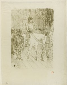 A entrada de Brasseur em Chilpéric de Henri de Toulouse Lautrec