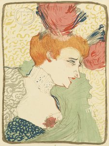 Busto de Mlle. Marcelle Lender (Mlle. Marcelle Lender, um busto) de Henri de Toulouse Lautrec