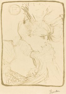 Busto de Mlle. Marcelle Lender Mlle. Marcelle Lender, e busto, 1895. de Henri de Toulouse Lautrec