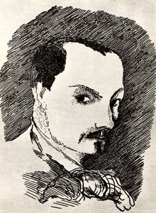 Charles Baudelaire 1821-1867 de Henri de Toulouse Lautrec