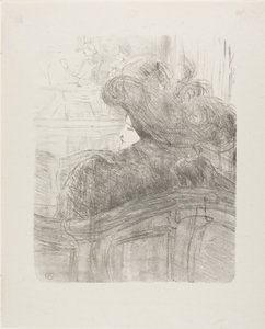 Cléo de Mérode, da Treize Lithographies de Henri de Toulouse Lautrec
