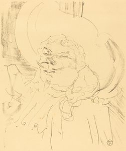 Coquelin, o Velho (Coquelin aine) de Henri de Toulouse Lautrec