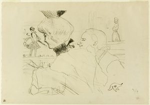 Casal em um Café-Concerto de Henri de Toulouse Lautrec