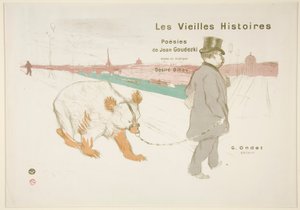 Capa e Frontispício para Les Vieilles Histoires (As Histórias Antigas) de Henri de Toulouse-Lautrec