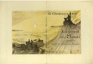 Capa para Ao pé do Sinai de Henri de Toulouse Lautrec