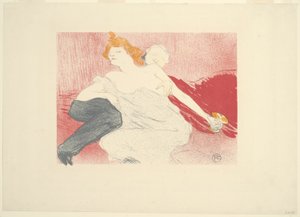 Deboche (segunda placa) de Henri de Toulouse-Lautrec