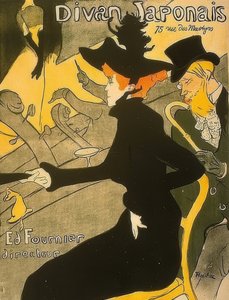 Divan Japonais von Henri de Toulouse Lautrec