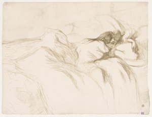 Elles: Mulher dormindo de Henri de Toulouse Lautrec