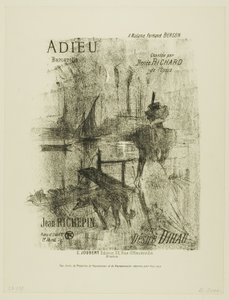 Adeus, de Mélodies de Désiré Dihau de Henri de Toulouse Lautrec